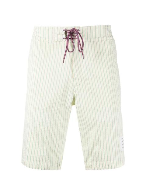 Thom Browne striped swimming shorts