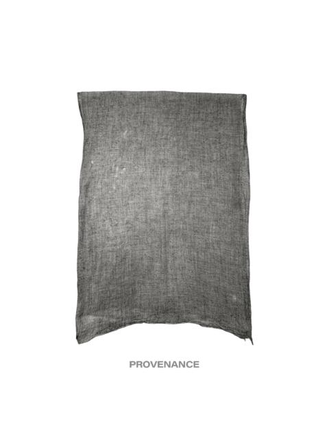Brunello Cucinelli Brunello Cucinelli Two-Tone Cashmere Sheer Scarf Grey