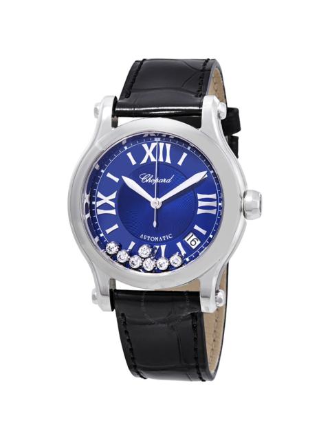 Chopard Chopard Happy Sport Automatic Blue Diamond Dial Ladies Watch 278559-3008