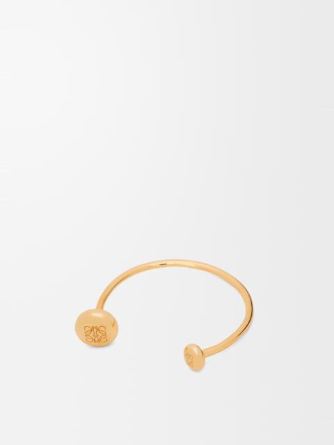 Loewe Anagram Pebble cuff in sterling silver