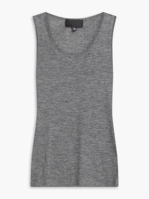 NILI LOTAN Becky ribbed silk tank