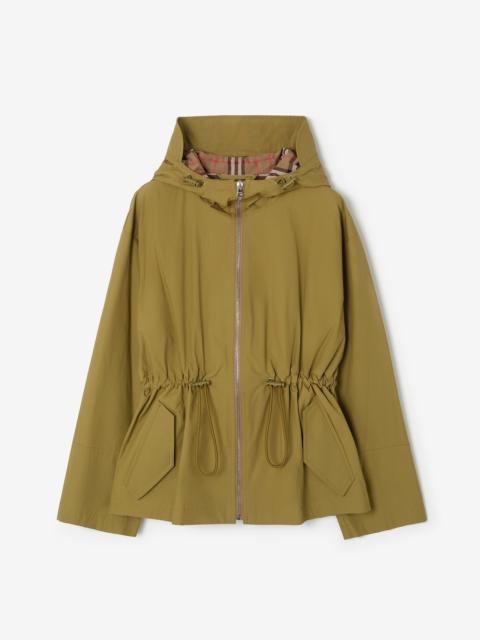 Burberry Cotton Blend Hooded Jacket