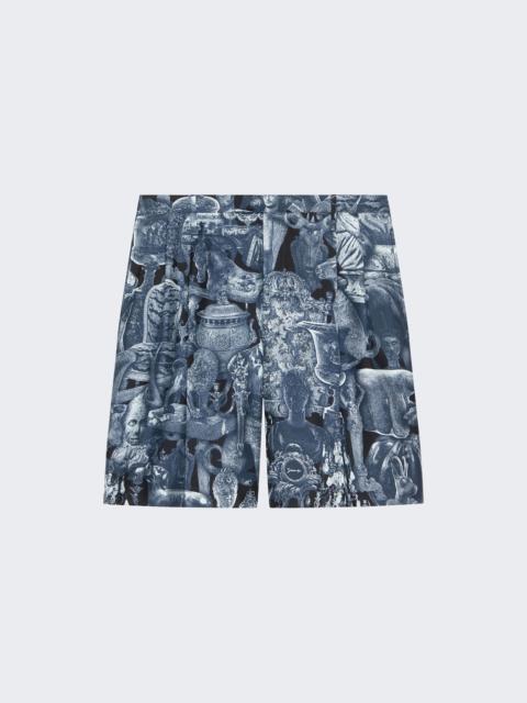 Givenchy Bermuda Shorts Black And Navy