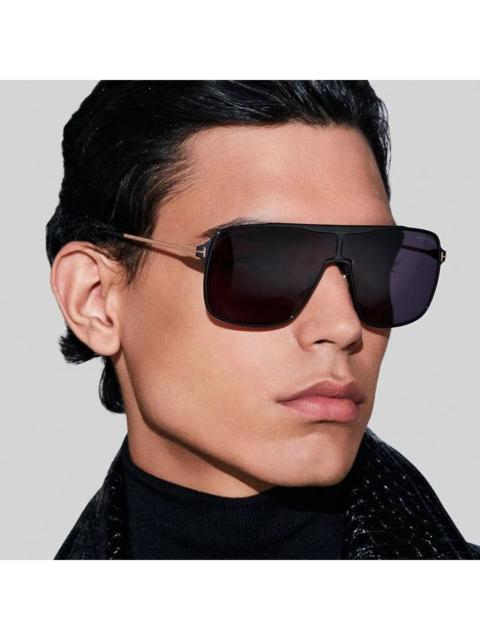 TOM FORD NEW TOM FORD SUNGLASSES ZAPPA TF1173 01A MEN FT1173/S 01A