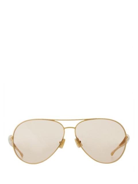Bottega Veneta Bottega Veneta Women Occhiale Da Sole Aviator "Sardine"