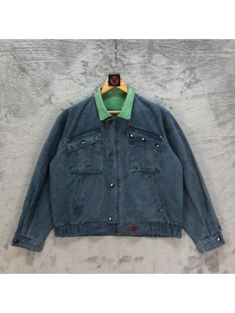 Other Designers Vintage - RICA LEWIS POUR VIVRE JEANS LINED DENIM JACKET #6198-53