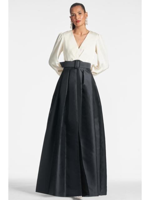 SACHIN & BABI Zoe Gown - Ivory/Black