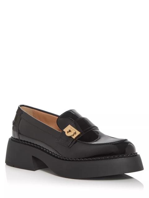 FERRAGAMO Women's Caminia Gancini Chunky Loafers