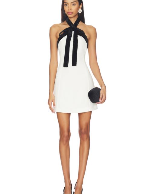 SIMKHAI Jolie Mini Dress With Neck Tie
