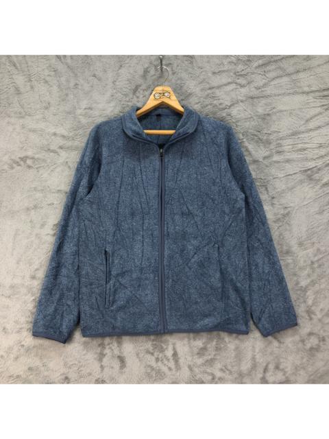 Other Designers Uniqlo - Uniqlo Zipper Blue Fleece Jacket #4452-154
