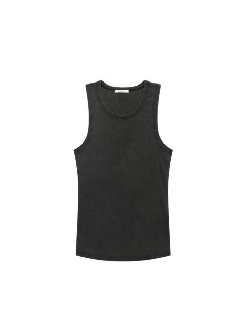 entire studios SHEER TANK WASHED BLACK