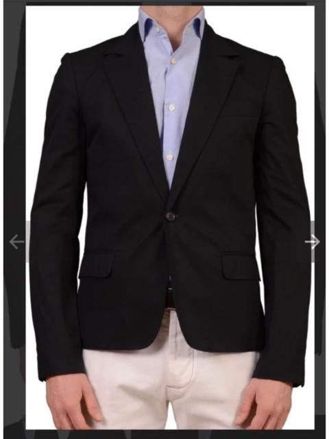 Other Designers Kris Van Assche - Navy 1button cotton Blazer jacket EU48 Us36 SlimShort