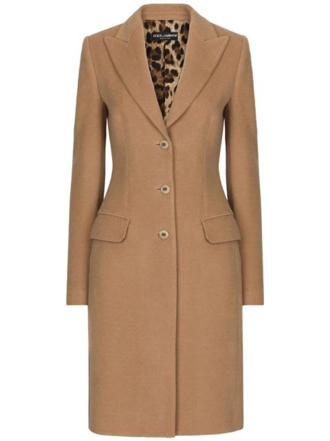 Dolce & Gabbana single-breasted midi coat