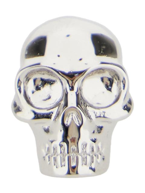 Alexander McQueen Alexander Mcqueen Men Silver Colored Earring With Skull In Polished Brass Man
