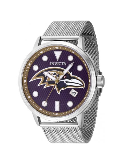Other Designers Invicta Nfl Baltimore Ravens Quartz Blue Dial Men's Watch 47976