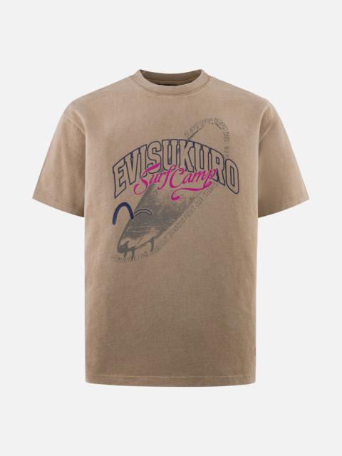 EVISU Surf Camp Print Relax Fit T-shirt