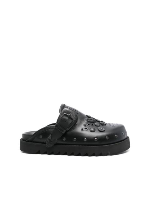 studded slippers
