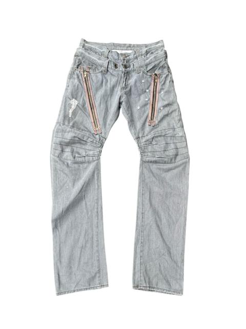 Archival Clothing - 🚨ACCEPT OFFER🚨PPFM DOUBLE WAIST DISTRESSED DENIM