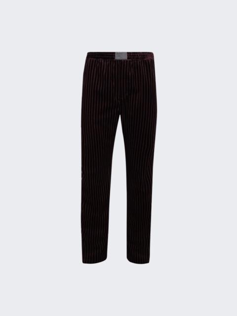 Acne Studios Corduroy Trousers Burgundy