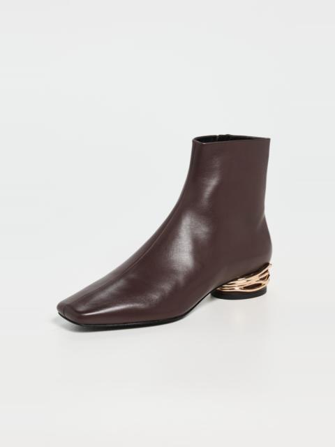 SIMKHAI Gia Leather Ankle Boots