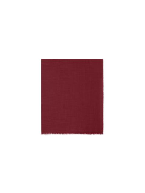 Manolo Blahnik Dark Red Superfine Cashmere Scarf