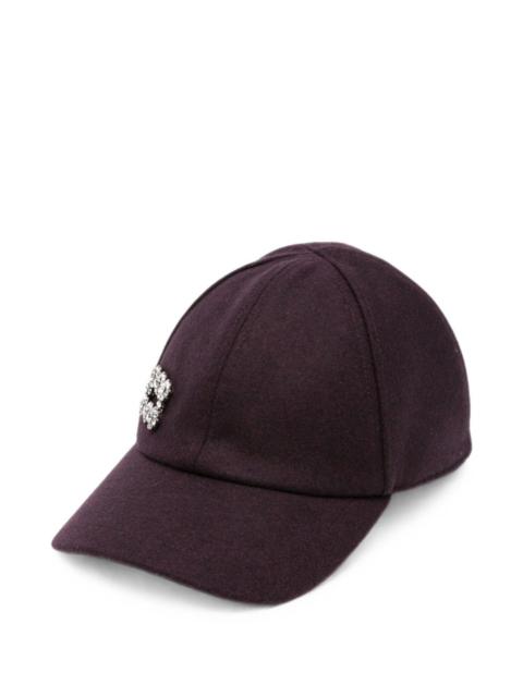 Roger Vivier Roger Vivier Women Rv Flower Strass Baseball Cap