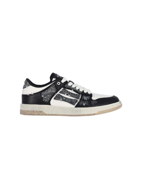 AMIRI "SKEL" LOW TOP SNEAKERS