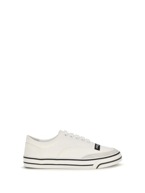 Dolce & Gabbana Dolce & Gabbana Sailing Canvas Sneakers Cream