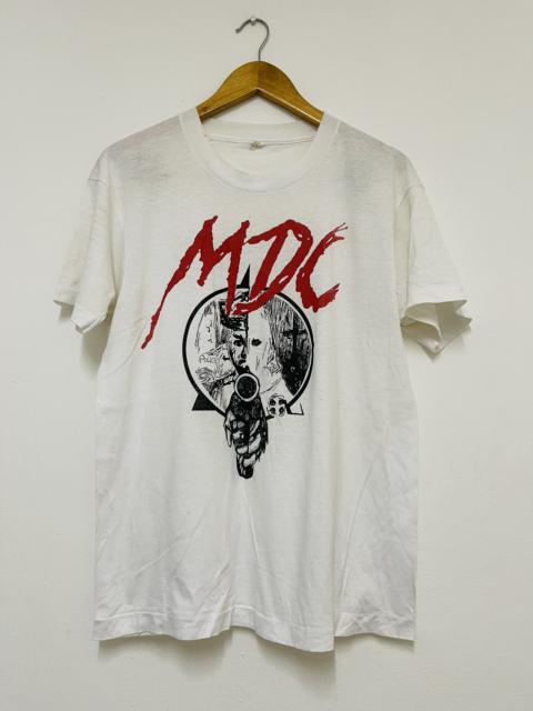 Other Designers Vintage - Vintage MDC band Hardcore Punk Music T-Shirt W2