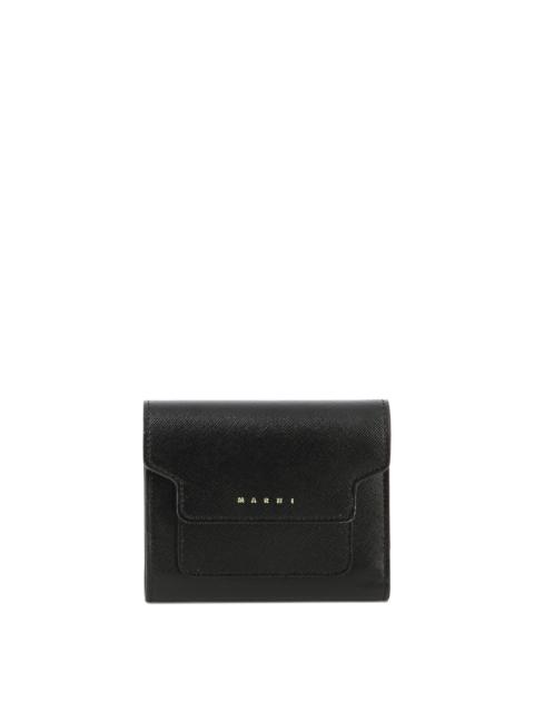 Marni Wallet In Saffiano Leather