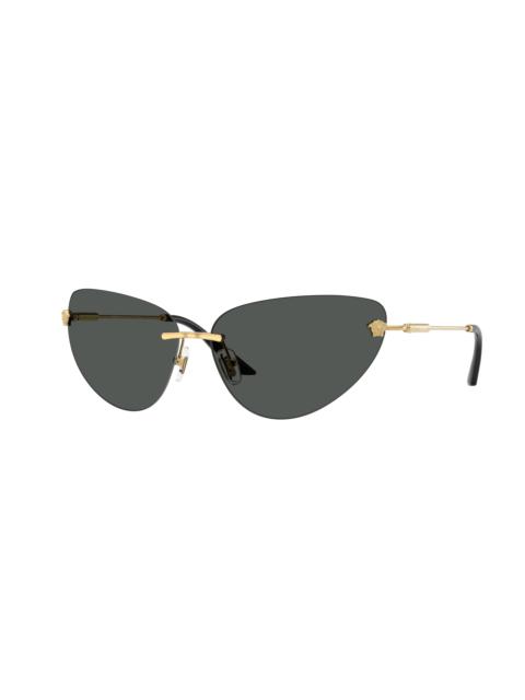 VERSACE Versace Grey Cat Eye Ladies Sunglasses VE2281 100287 64