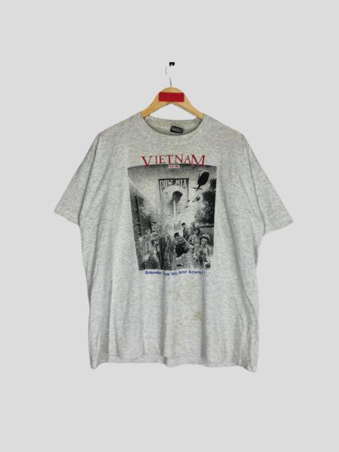 Other Designers Vintage - Vintage Pow Mia Vietnam War T Shirt Size Xl
