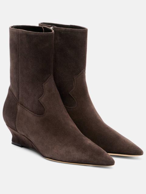 LE MONDE BÉRYL Suede ankle boots