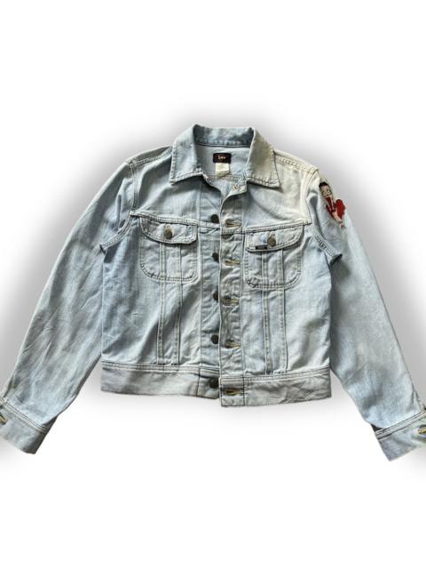 Vintage 1980s Lee Storm Left Hand Denim Trucker Jacket 🇯🇵