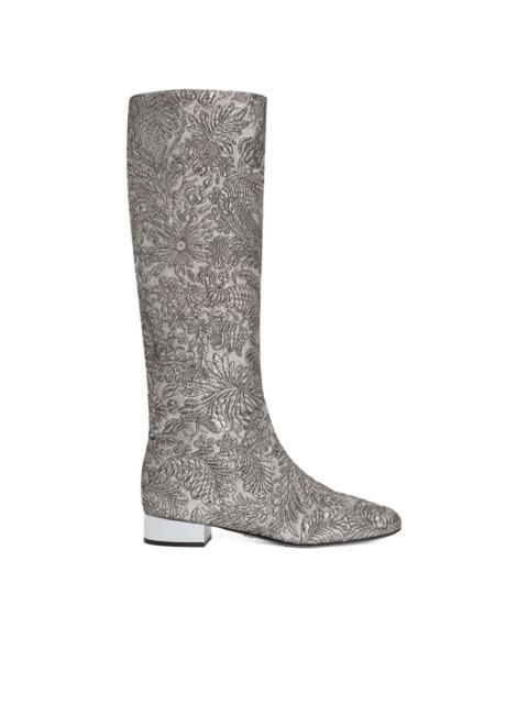 Dolce & Gabbana 30mm brocade block-heel boots