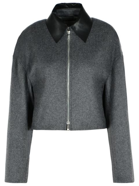 Sportmax Sportmax 'Vacuo' Anthracite Virgin Wool Jacket Women