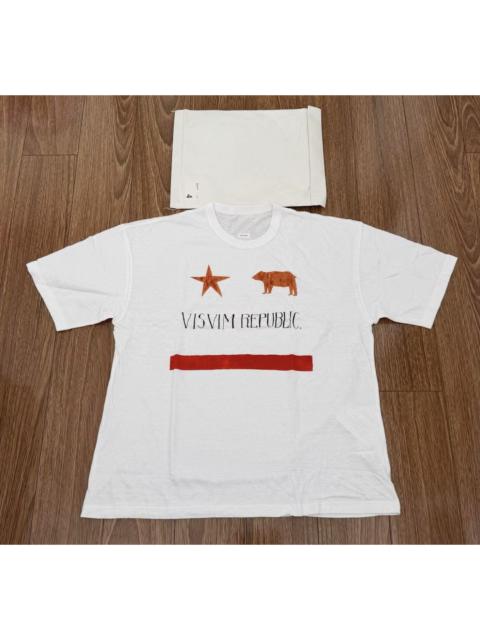 visvim VISVIM 25AW JUMBO TEE S/S REPUBLIC in white