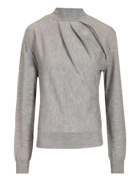 Givenchy Givenchy Women Draped Wool Blend Turtleneck Sweater