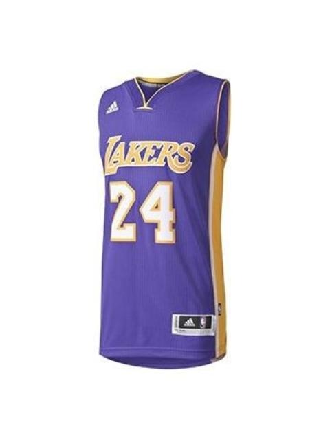 adidas adidas LA Lakers NBA Kobe Bryant Jersey Purple/Gold A45975