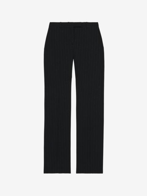 Alexander McQueen Pinstriped Tailored Trousers