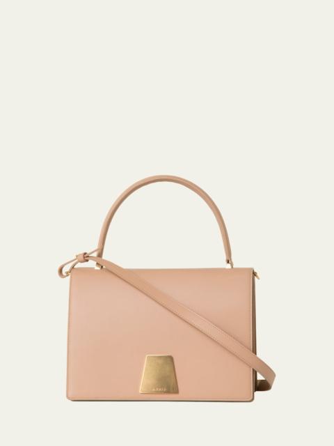 AKRIS Alice Flap Leather Crossbody Bag