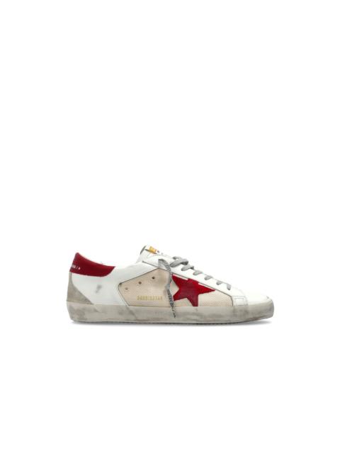 Golden Goose GOLDEN GOOSE Super Star Men's White/Red Sneakers New (Men's