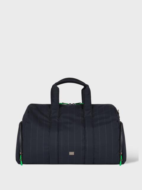Paul Smith Navy Nylon Pinstripe Day Holdall