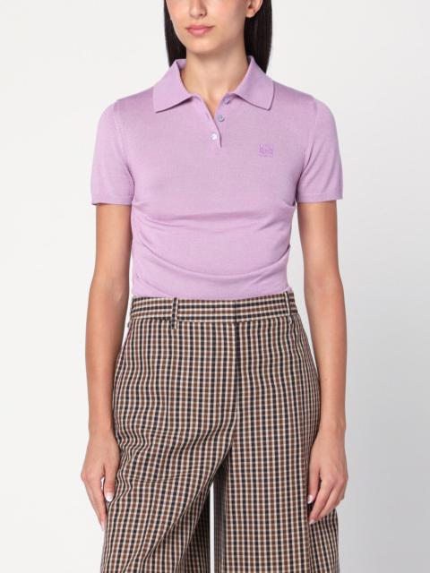 Loewe Lilac polo in cashmere and silk