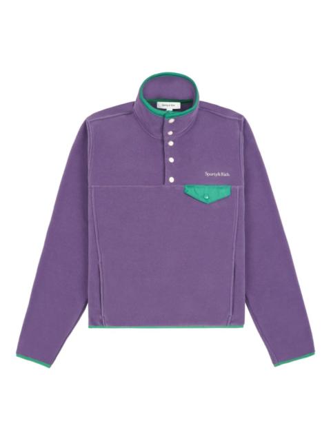 Sporty & Rich logo-embroidered sweatshirt