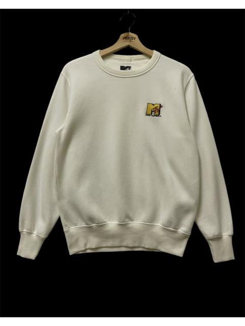 Other Designers Japanese Brand - Music Television Small Logo Sweatshirt White