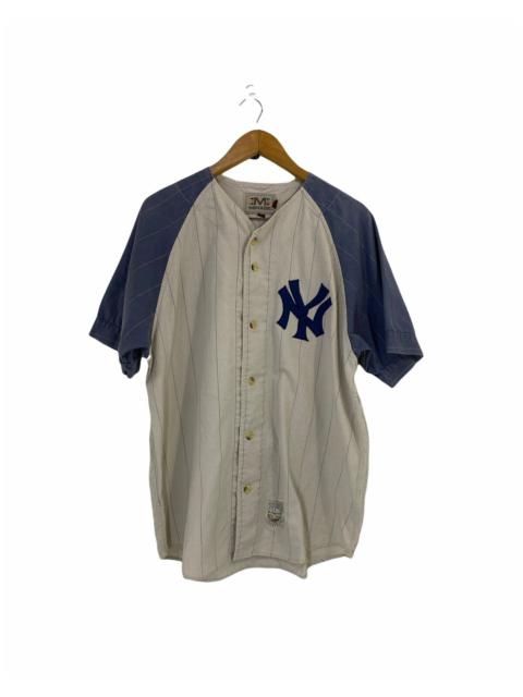 Other Designers Mirage - New York Yankees NFL Shirt Big Logo Stripe Design