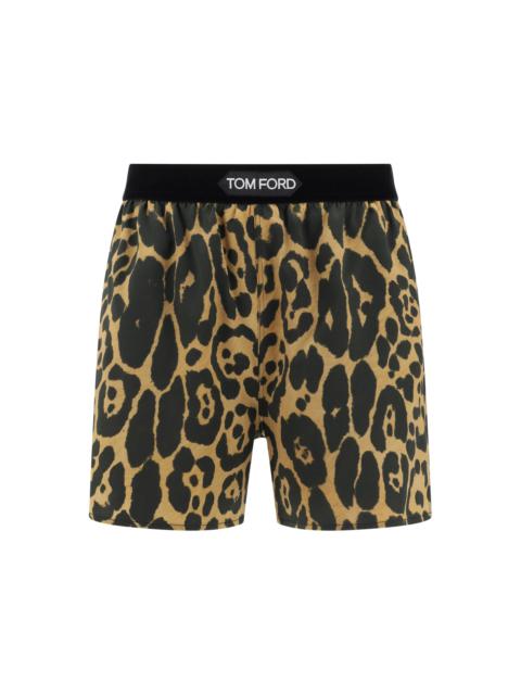 TOM FORD Tom Ford Women Leopard Stretch Shorts