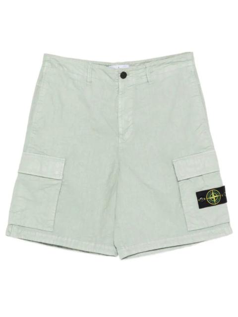 Stone Island Stone Island Men Nylon Panama Loose Fit Cargo Bermudas