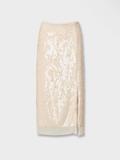 rag & bone Kali Sequin Midi Skirt